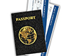 lv rhinestoned passport