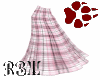 Pink Plaid Skirt