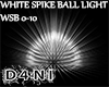 White Spike Ball Light
