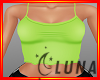 Lime basic cami tank