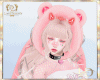 LD.BEAR HAT PINK