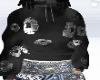 Stud chrome tears hoodie