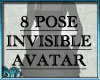 Invisible Avatar 8 Poses