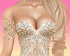 (M)WEDDING DRESS BEIGE