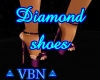 Diamond shoes pink/yello