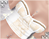   studded corset /wht