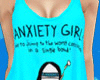 Anxiety super Girl tee