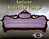 Antq Victorian Sofa Lav