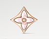 Rose LV Star Earrings