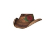 cowgirl hat rose marker