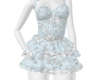 Blue Ruffle Dress