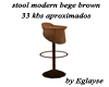 stoool modern bege brown
