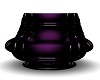 Black Purple PVC Kiss