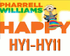 HAPPY PHARRELL WILLIAMS