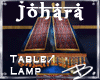 *B* Johara Table w/Lamp