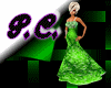 (DF) SilkyGreen Gown
