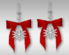 Red Bow Earrings (S)