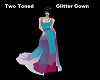 Two Toned Glitter Gown