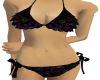 Black Ruffled Bikini
