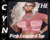 The Pink Leopard Top