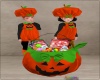 A~Pumpkin w/ Candy Decor