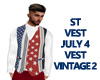 ST JULY 4 VEST VINTAGE 2