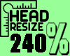 Head Resize 240% MF