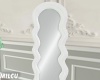 white wavy mirror