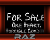 !R Heart 4 Sale T-Shirt
