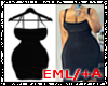 {EML/ +A BLK CAT DRESS}