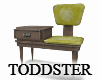 Retro Table Chair Yellow