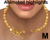 choker scorpion gold -MM