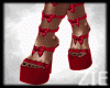 Vday Bow Heels Red