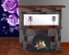 Rose Colored FirePlace