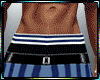 Baggy Striped Pants Blue