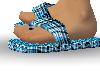 [cm] plaid sandals