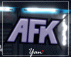 CJ AFK Sign Purple