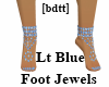 [bdtt]LtBlue Foot Jewels