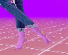 Purple Ankle heels