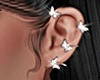 Kelebek Earrings Silver