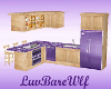 Justify Purple Kitchen