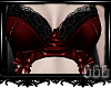 ~V~ Corset Bra: Red