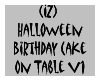 Birthday Cake On Table 1