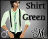 MM~ Dress Shirt Green