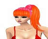 pink orange sahar hair