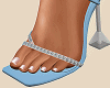 VDay Strappy Blue Heels