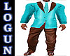 LG1 Teal & Brown Full