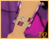 ~TQ~pink square bracelet
