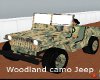 Woodland camo Jeep