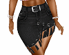 black swag skirt